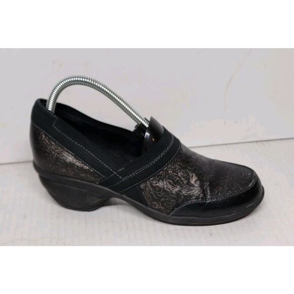 White Mountain Women's 10 M Shoe Whimsigoth Comfort Slip On Low Wedge Bronze - Picture 2 of 16